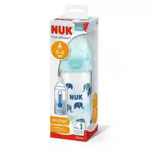 Nuk Mamadera de Vidrio First Choice Azul