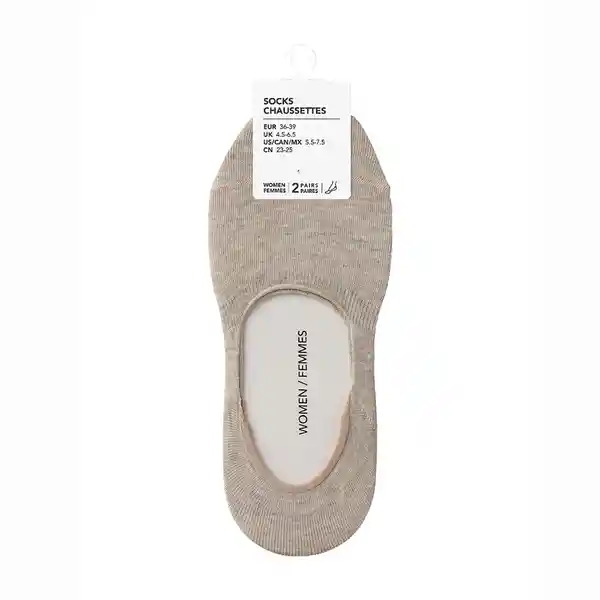 Miniso Protector de Pie Para Mujer Estilo Japones Beige