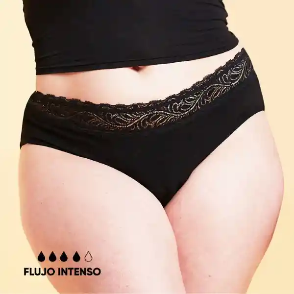 Bloody Green Calzón Menstrual High Waist Flujo Intenso Talla XL