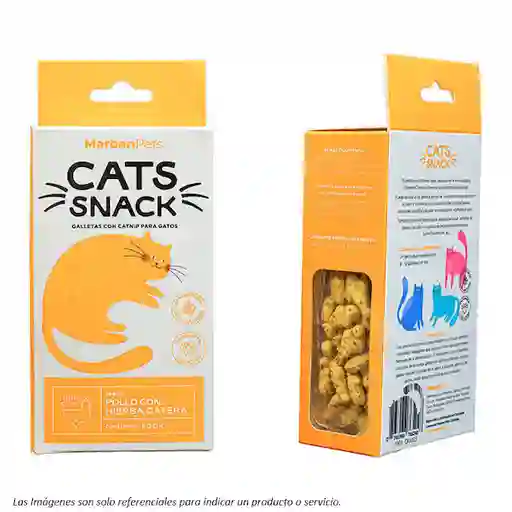 Marben Pets Galleta Para Gato Sabor a Pollo Con Hierba Gatera