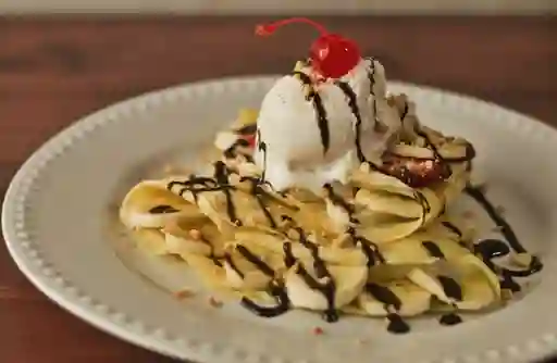Crepe Banana Split