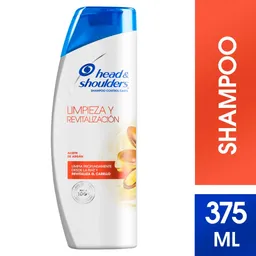 Head & Shoulders Shampoo Limpieza y Revitalización Aceite de Argán