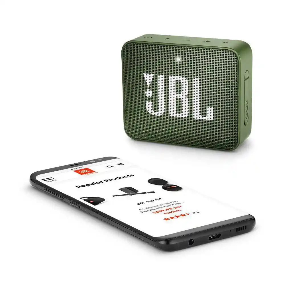 Jbl Parlante Portátil Go2 Bluetooth Inalámbrico Waterproof Ve 1U