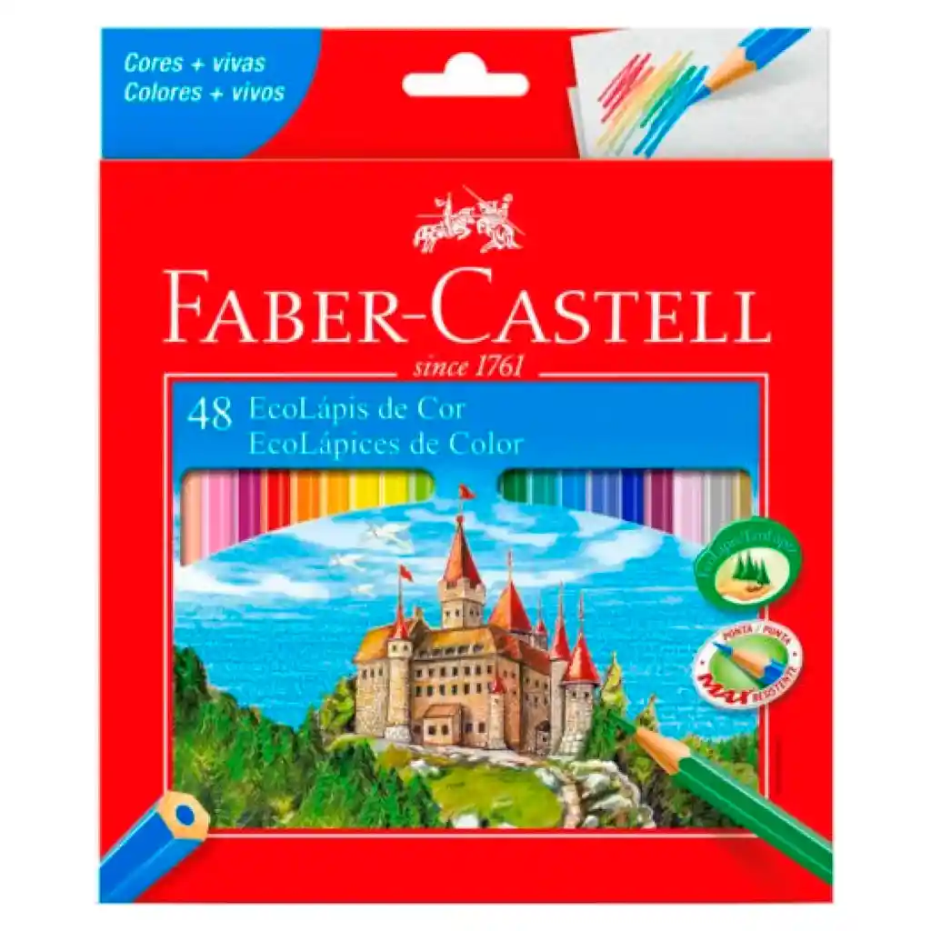 Faber Castell Lápiz de Color Hexágonal Colores