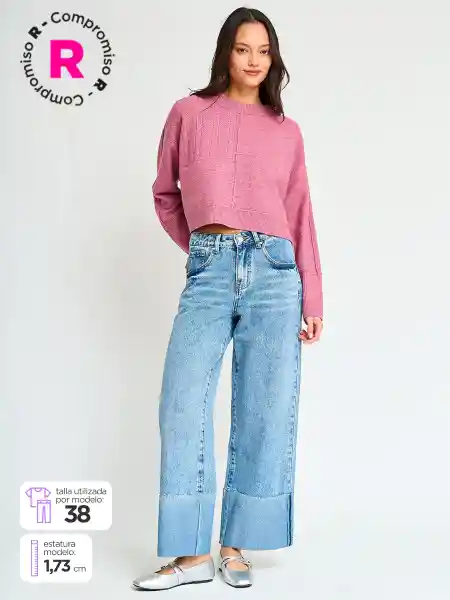 Index Jean Moda Bewide Color Azul Denim 34 P2 S25