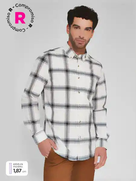 Kenneth Stevens Camiseta Manga Larga Benicio Blanco L SS25