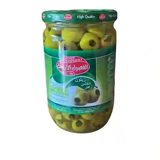 Aceitunas Rellena Con Pimiento