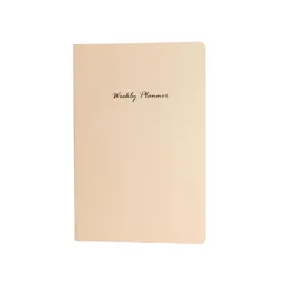 Miniso Cuaderno Estampado Con Plan Semanal Rosa 32 Hojas