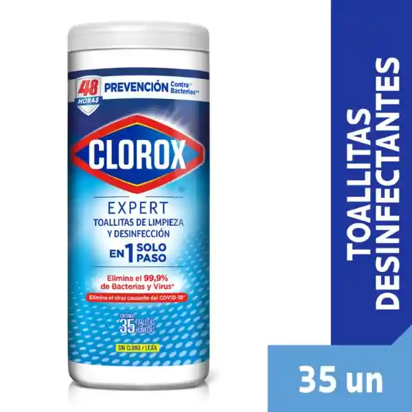 Clorox Toallita Desinfectante Expert