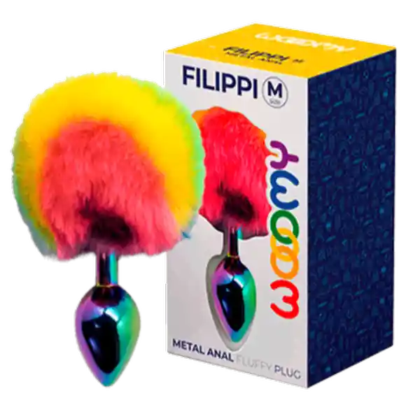 Wooomy Plug Anal Metálico Multicolor Filippi