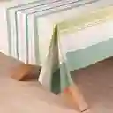 Mantel de Algodón Tejido Con Líneas de 150 x 210 cm Casaideas