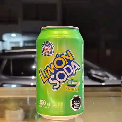 Limon soda en lata