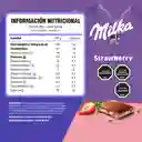 Milka Chocolate Tableta Sabor a Yogur de Frutilla 100 g