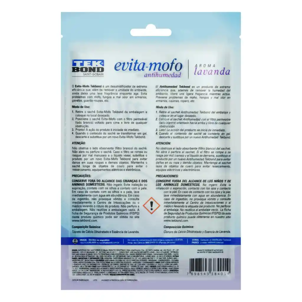 Tekbond Anti-Humedad Sachet Lavanda 50 g