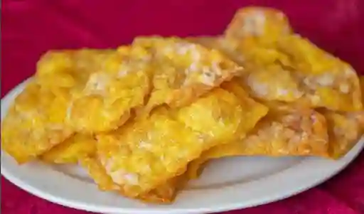 Wantan frito sin carne