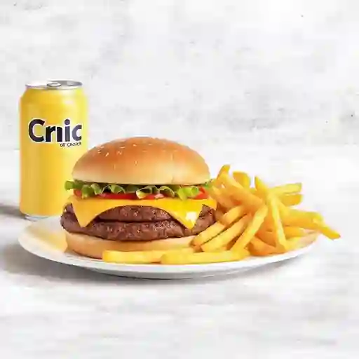Combo Hamburguesa C/papas Fritas