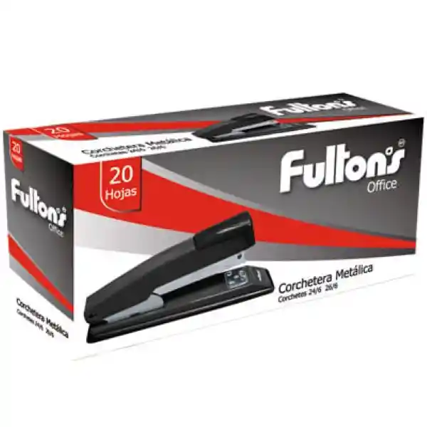 Fultons Corchetera Metálica Mediana Gris 387531