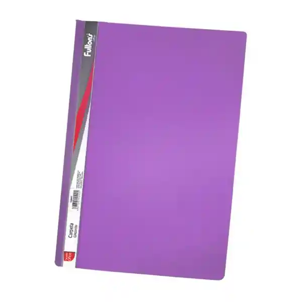 Fultons Carpeta Con Acoclip Vinil Morado