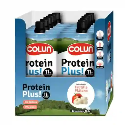 Colun Yogurt Protein Plus Frutilla Platano