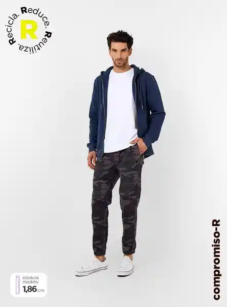 Polerón Hombre Cloudbreak Full Zipper Talla M