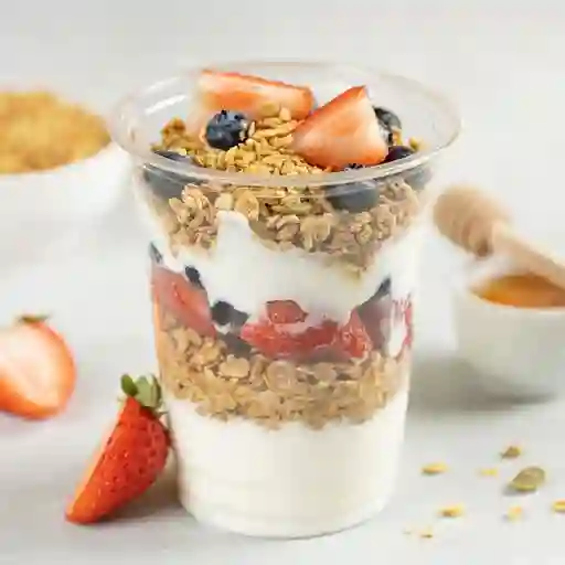 Yogurt con Granola y Frutas 1 2 Onz