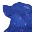 Vestido Bebe Niña Azul Pillin 4 a