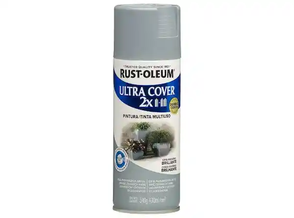 Rust-Oleum Pintura en Aerosol Gris Invierno Brillante 340 g