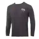 Polera Manga Larga Hombre L Coihue Gris Atakama Outdoor