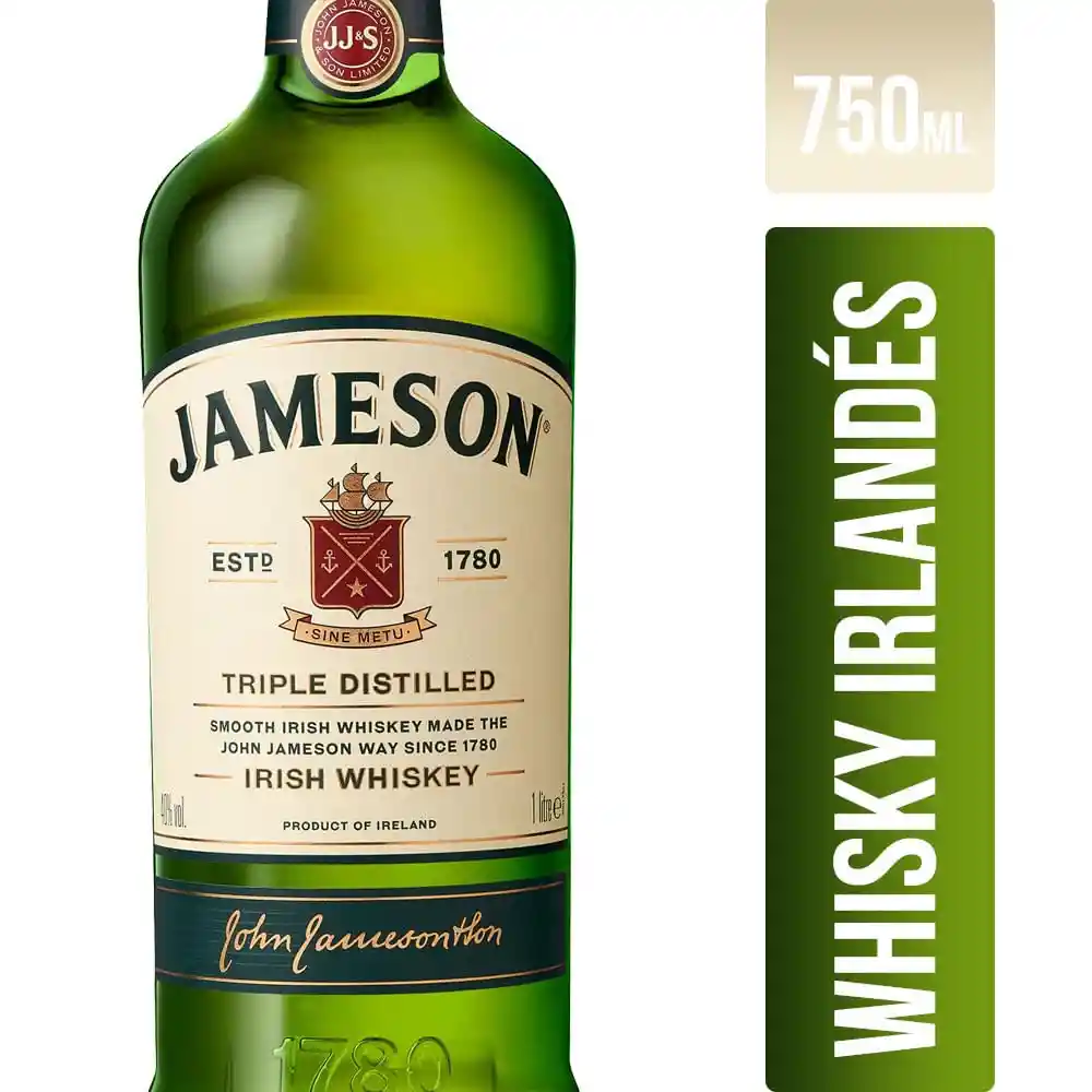 Jameson Whisky Irlandes 40°