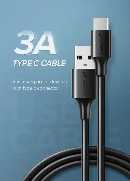 Ugreen Cable Usb-a a Usb-c Negro Modelo US287