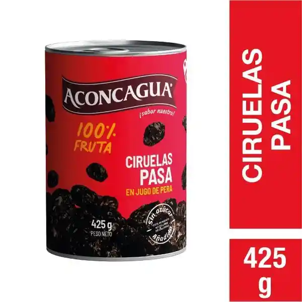 Aconcagua Fruta Conserva Ciruelas Pasa