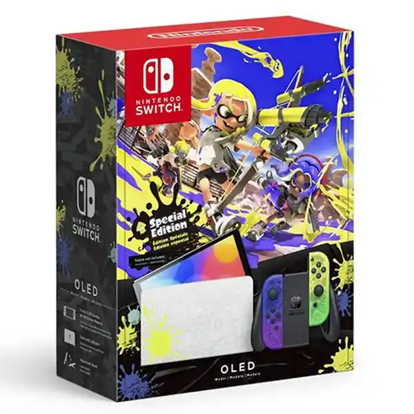 Nintendo Switch Consola Oled Splatoon Edition 3