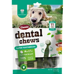 Natura Nourish Snack Para Perro Toothbrush Menta