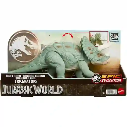 Jurassic World Juguete Rastreadores Gigantes Triceratops - HTK79