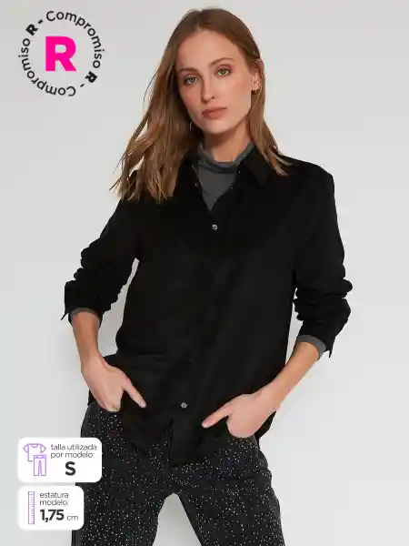 Marquis Blusa Guede Negro L S25