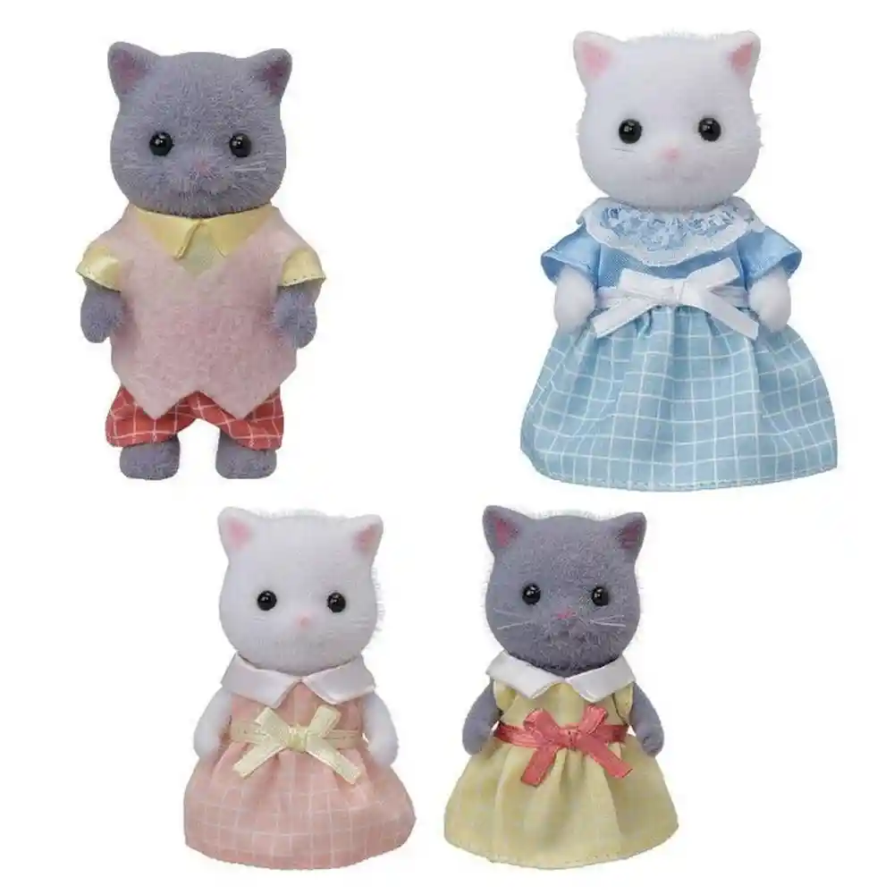 Sylvanian Families Juguete Familia Gato Persa