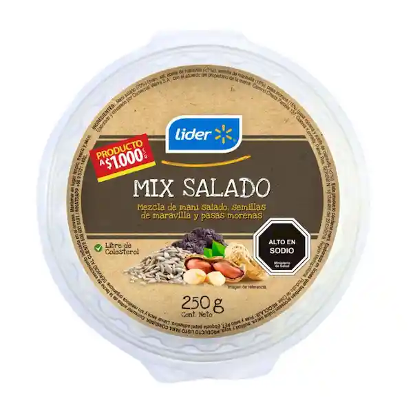 Snack Mix Líder Salado Tráfico