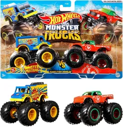 Hot Wheels Carro de Juguete Monster Trucks Escala 1:64