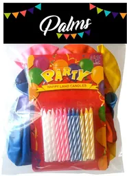 Palms Pack Globos y Vela