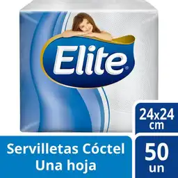 Elite Servilleta Tipo Cóctel Una Hoja