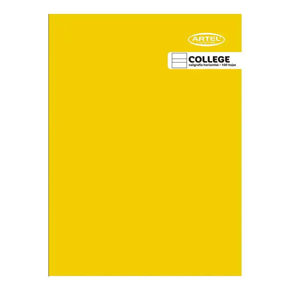 Cuaderno College Caligrafía Hor. 100 Hojas Color Aleatorio Artel
