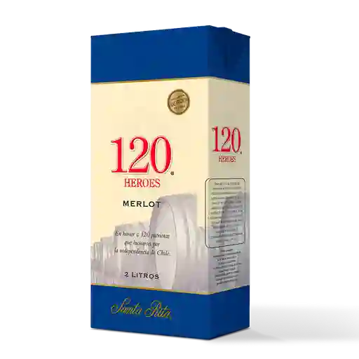 120  Heroes Tetrapak Vino Merlot 2 L