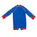 Traje De Baño Uv Bebé Niño Azul Pillin 9 M