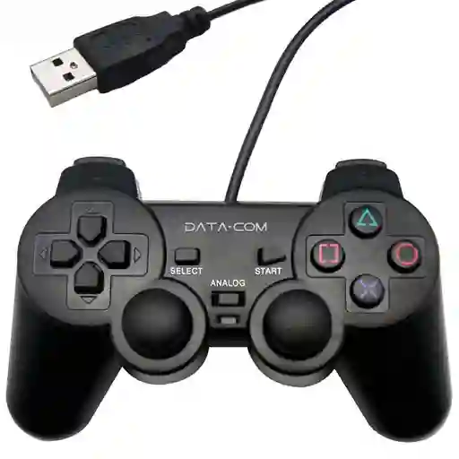 Datacom Control Joystick Dual Motor y Vibración Usb 409218