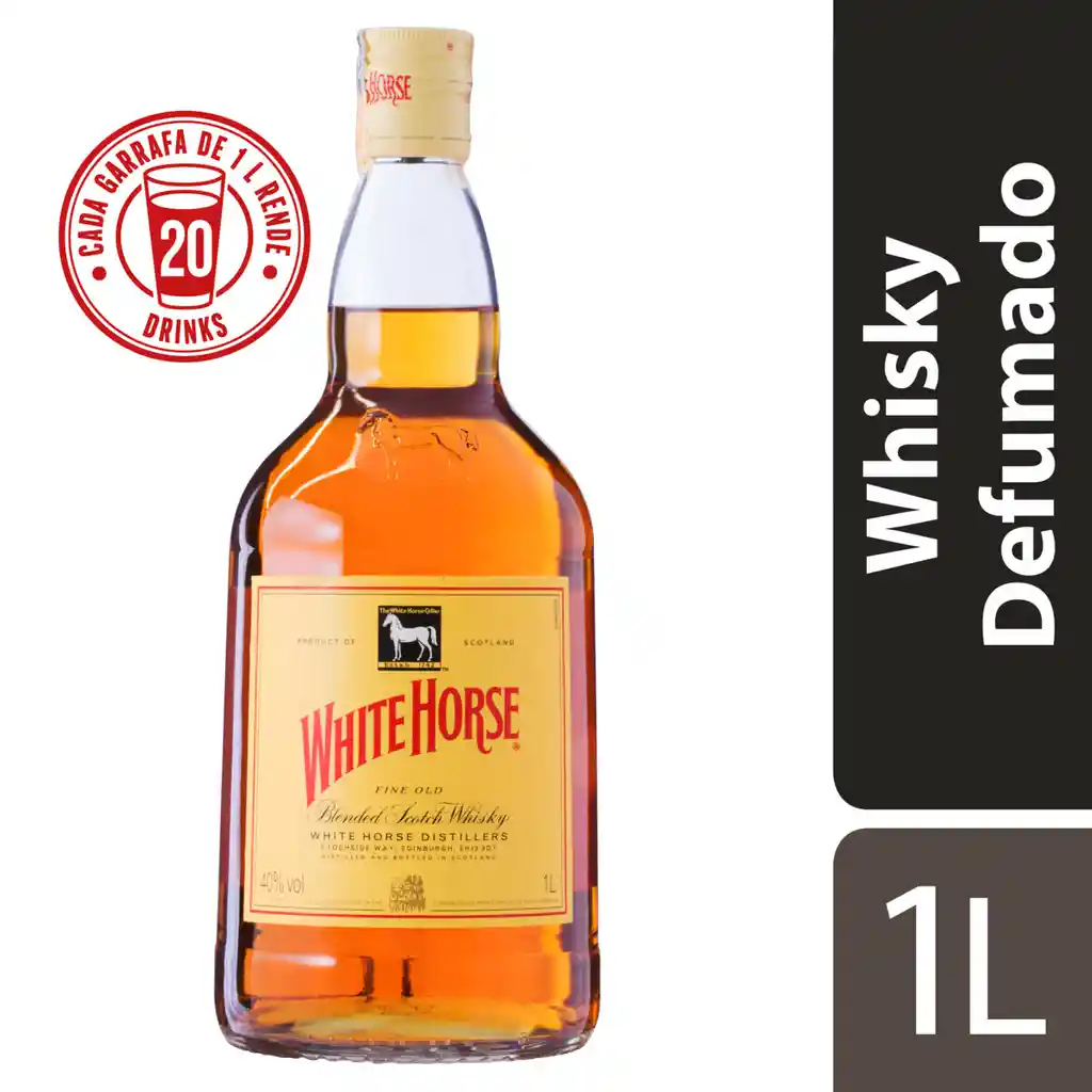 White Horse Whisky40O 1 Lts