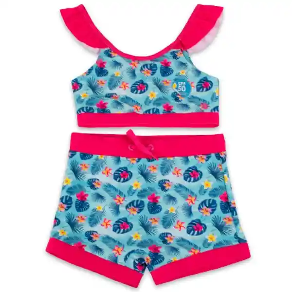 Traje de Baño Niña Menta Talla 6 A Pvy852-23Men Pillín