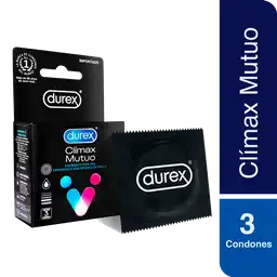 Durex Preservativos - Condones Climax Mutuo 3 unidades