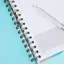 Libreta Con Espiral A4 Azul Claro Miniso