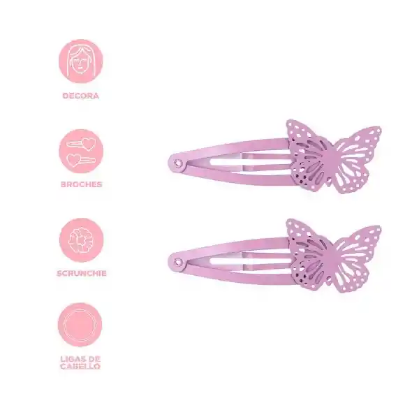 Kit Accesorios Para Cabello Multicolor Miniso