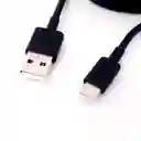 Miniso Cable de Datos Tipo c Tpe Flexible 3A Negro